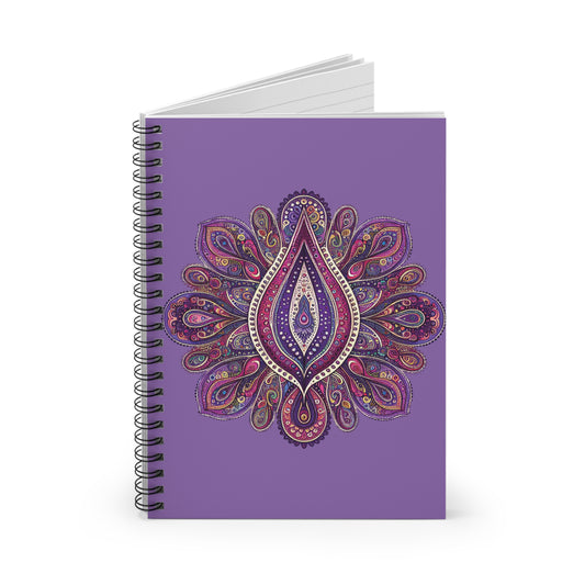 Paisley Spiral Notebook
