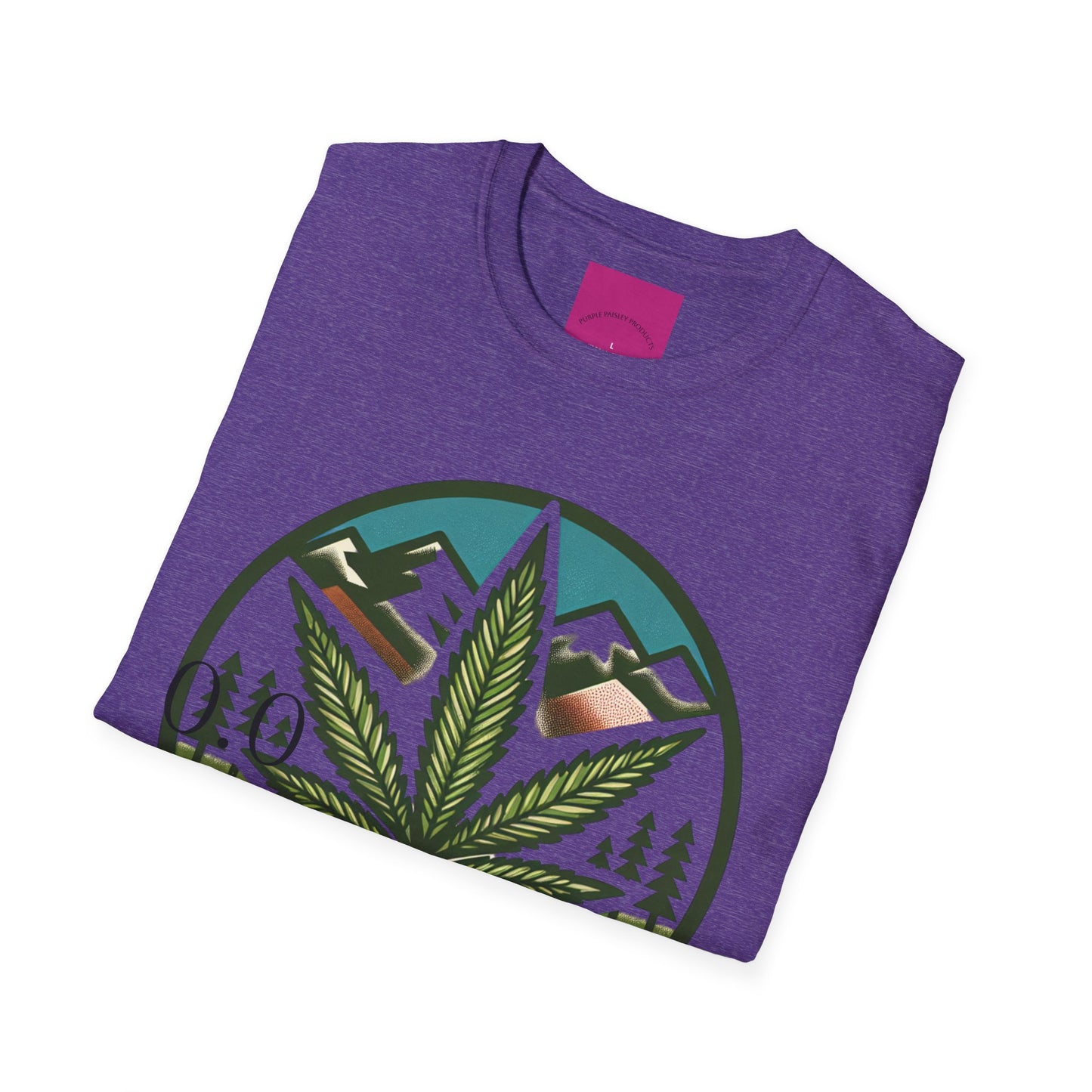 Colorado Cannabis Graphic Unisex T-Shirt - Nature Lover Gift and 420 Friendly Apparel Satirical 0.0