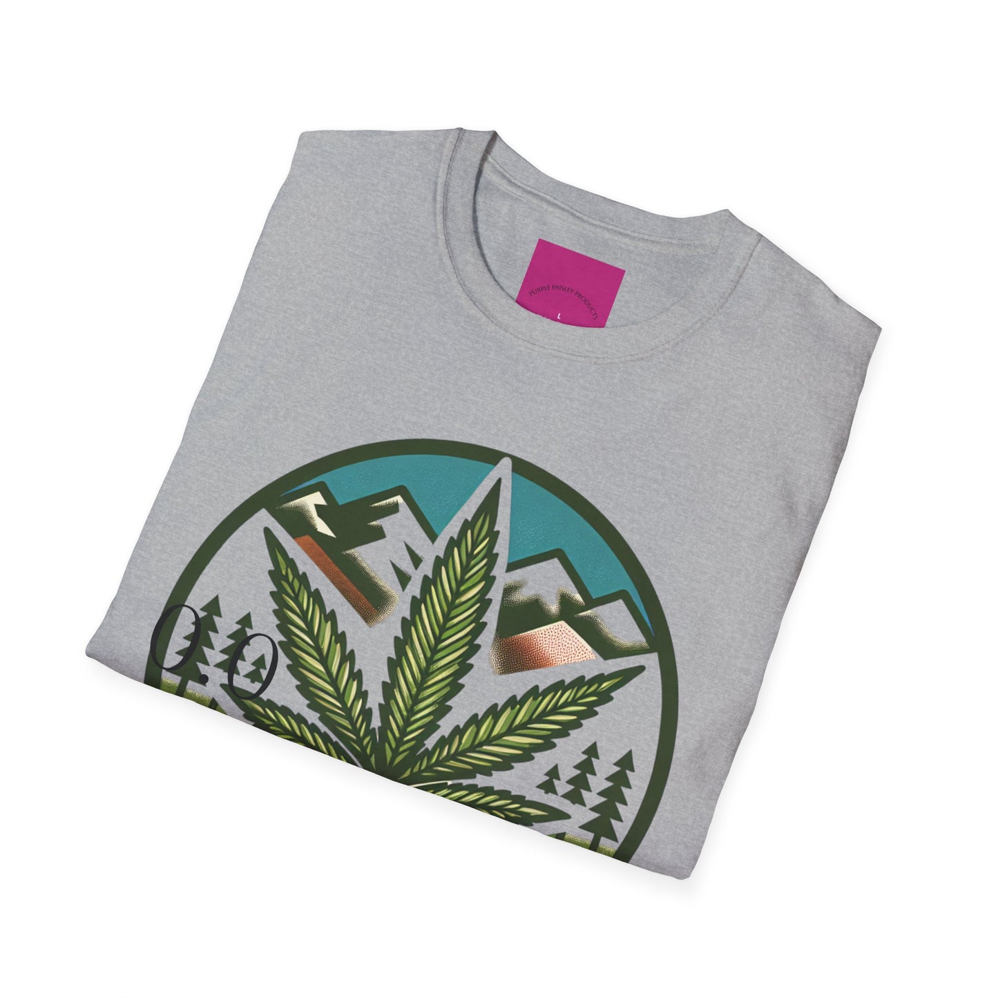 Colorado Cannabis Graphic Unisex T-Shirt - Nature Lover Gift and 420 Friendly Apparel Satirical 0.0