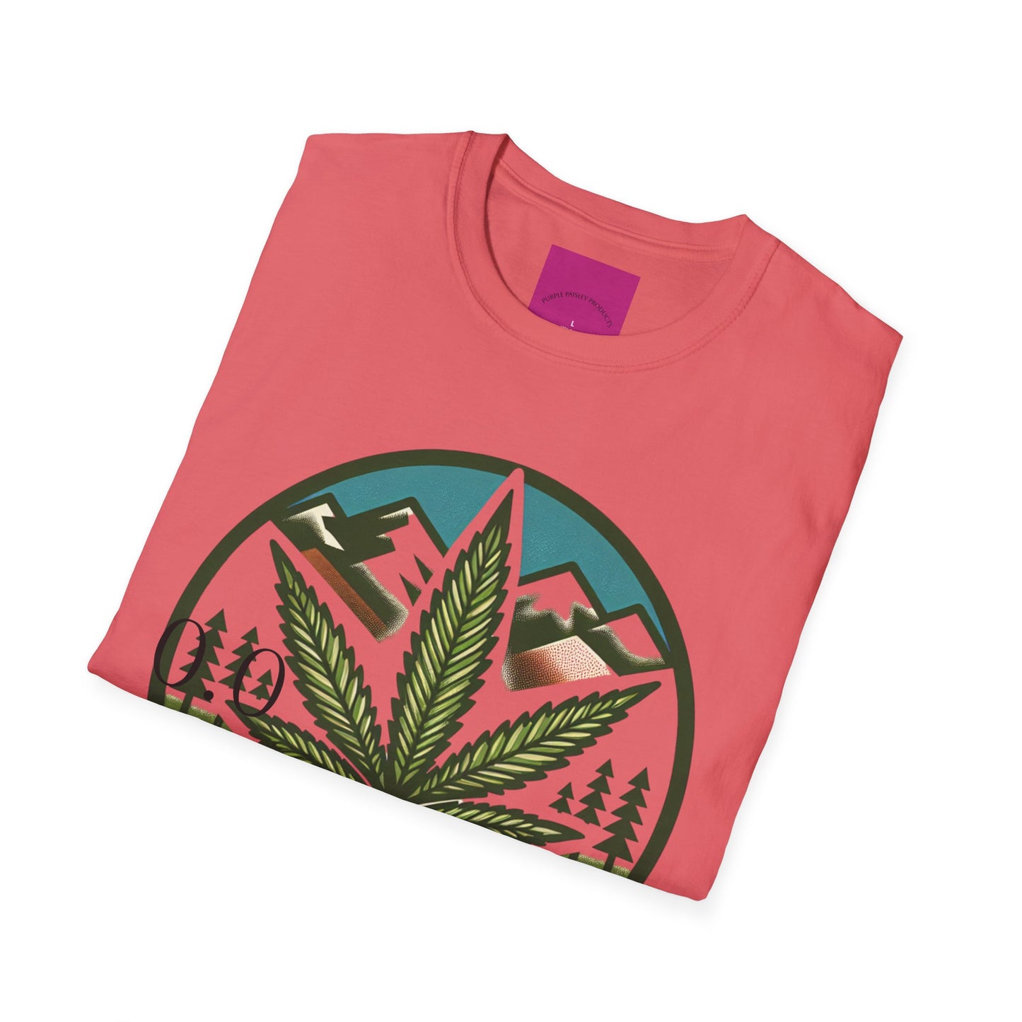 Colorado Cannabis Graphic Unisex T-Shirt - Nature Lover Gift and 420 Friendly Apparel Satirical 0.0
