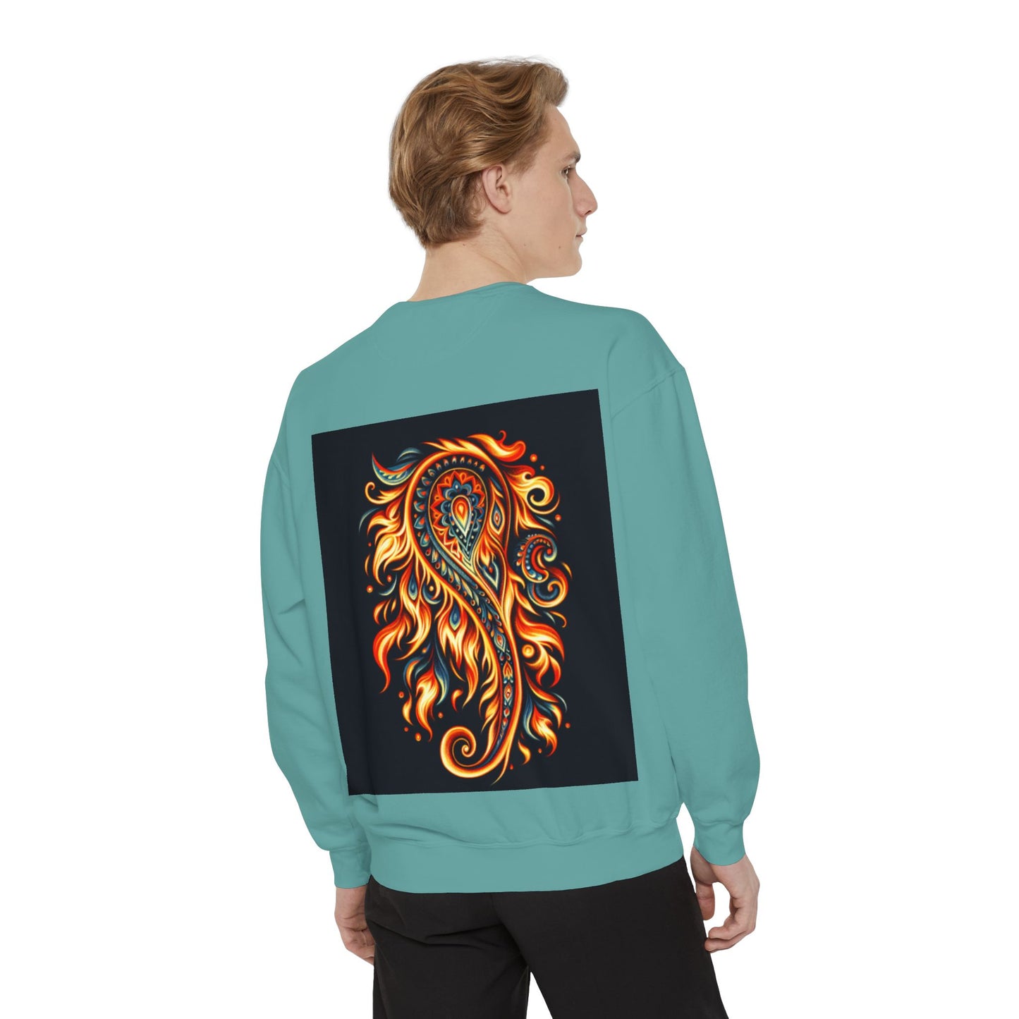 Paisley Fire-Inspired Sweatshirt