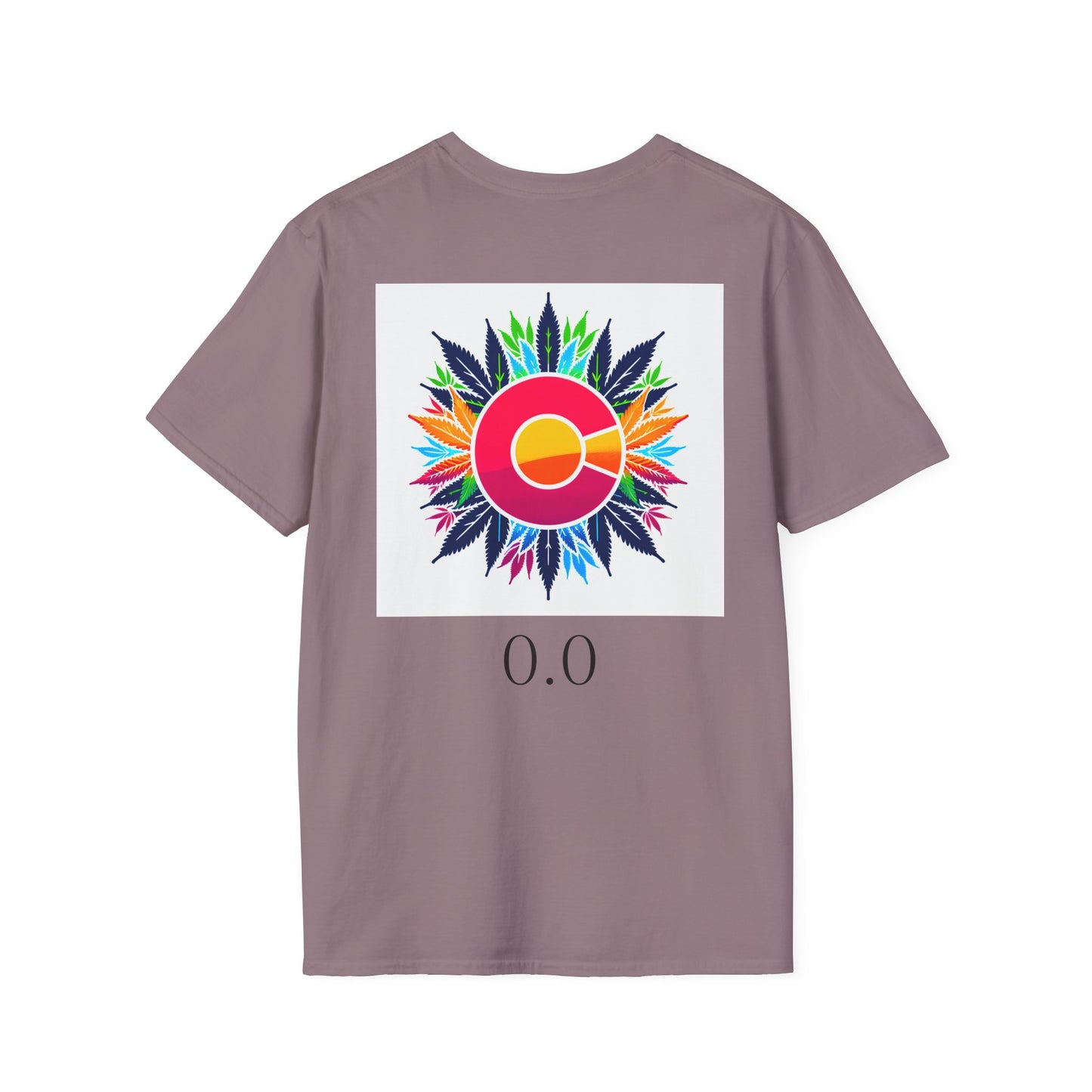 Colorado Cannabis Graphic Unisex T-Shirt - Nature Lover Gift and 420 Friendly Apparel Satirical 0.0