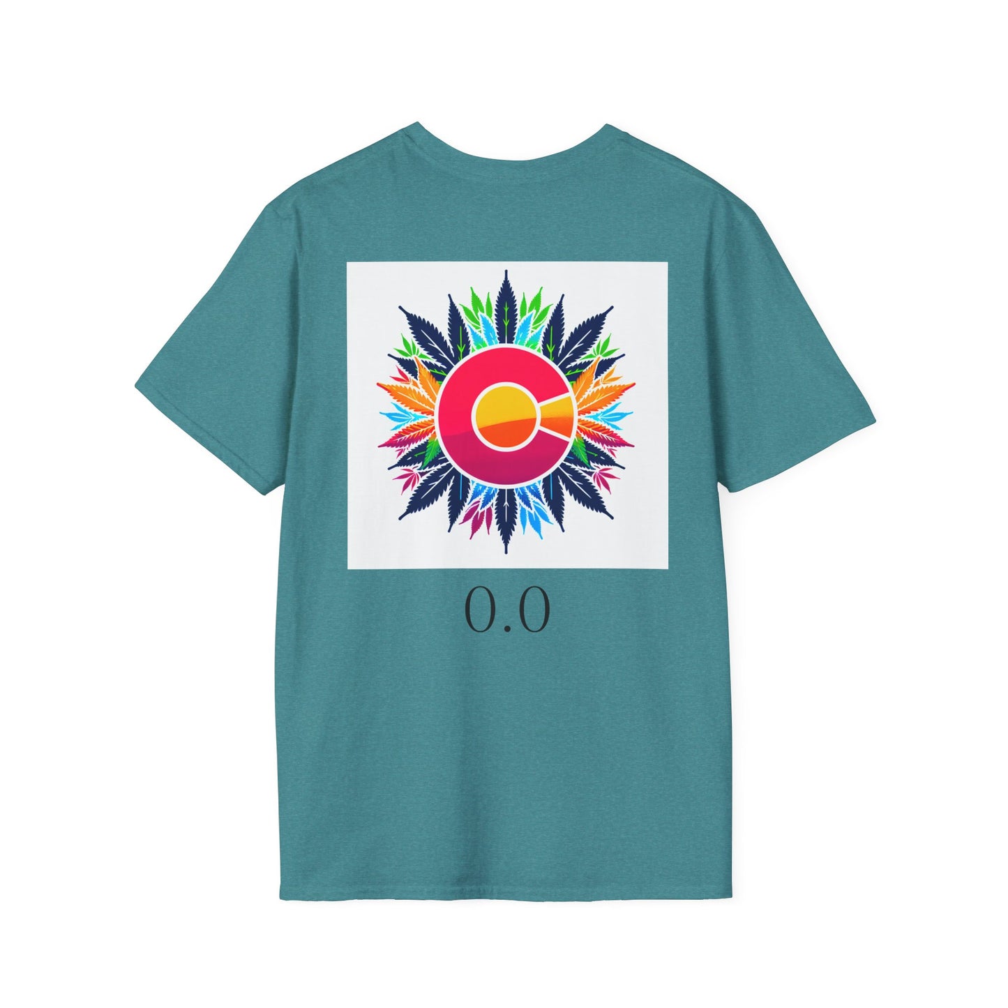 Colorado Cannabis Graphic Unisex T-Shirt - Nature Lover Gift and 420 Friendly Apparel Satirical 0.0
