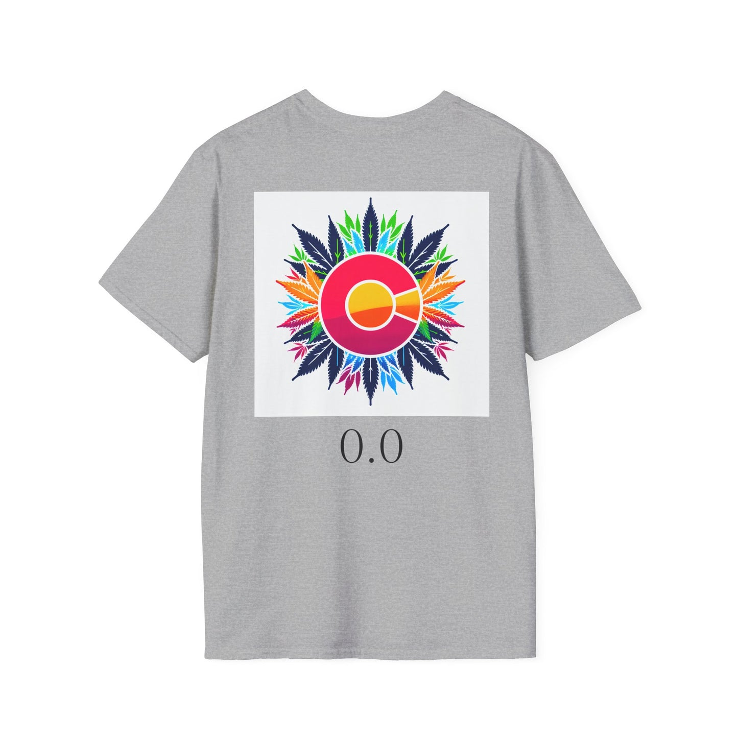 Colorado Cannabis Graphic Unisex T-Shirt - Nature Lover Gift and 420 Friendly Apparel Satirical 0.0