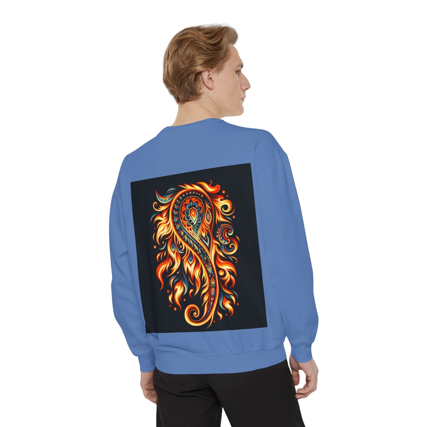 Paisley Fire-Inspired Sweatshirt