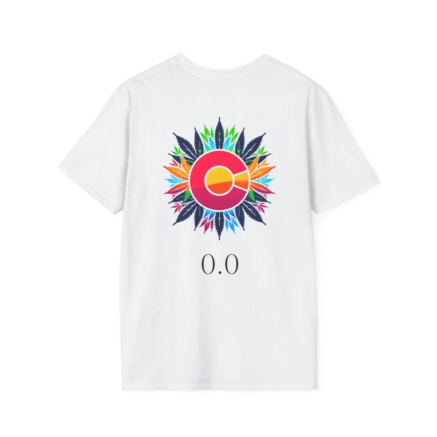 Colorado Cannabis Graphic Unisex T-Shirt - Nature Lover Gift and 420 Friendly Apparel Satirical 0.0