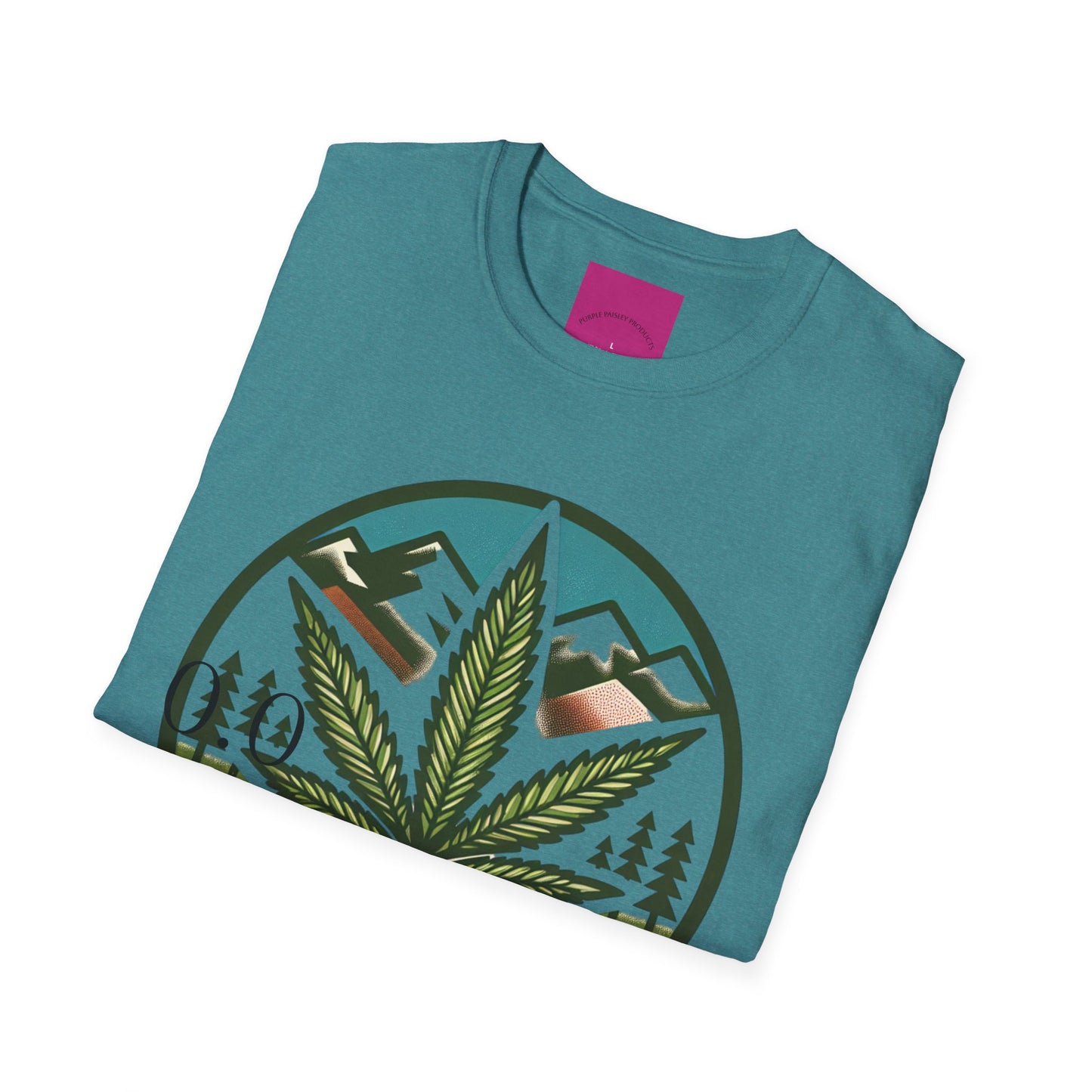 Colorado Cannabis Graphic Unisex T-Shirt - Nature Lover Gift and 420 Friendly Apparel Satirical 0.0