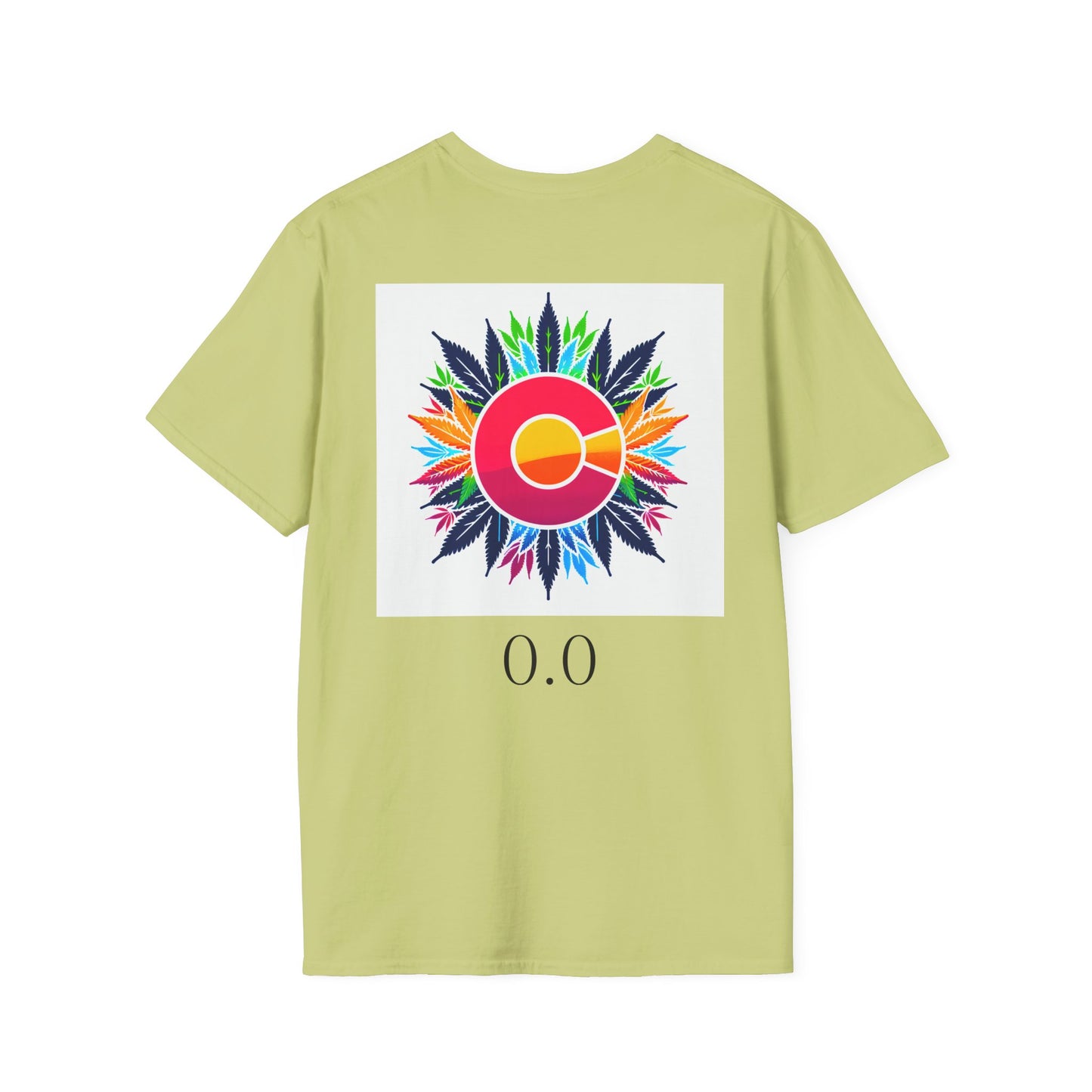 Colorado Cannabis Graphic Unisex T-Shirt - Nature Lover Gift and 420 Friendly Apparel Satirical 0.0