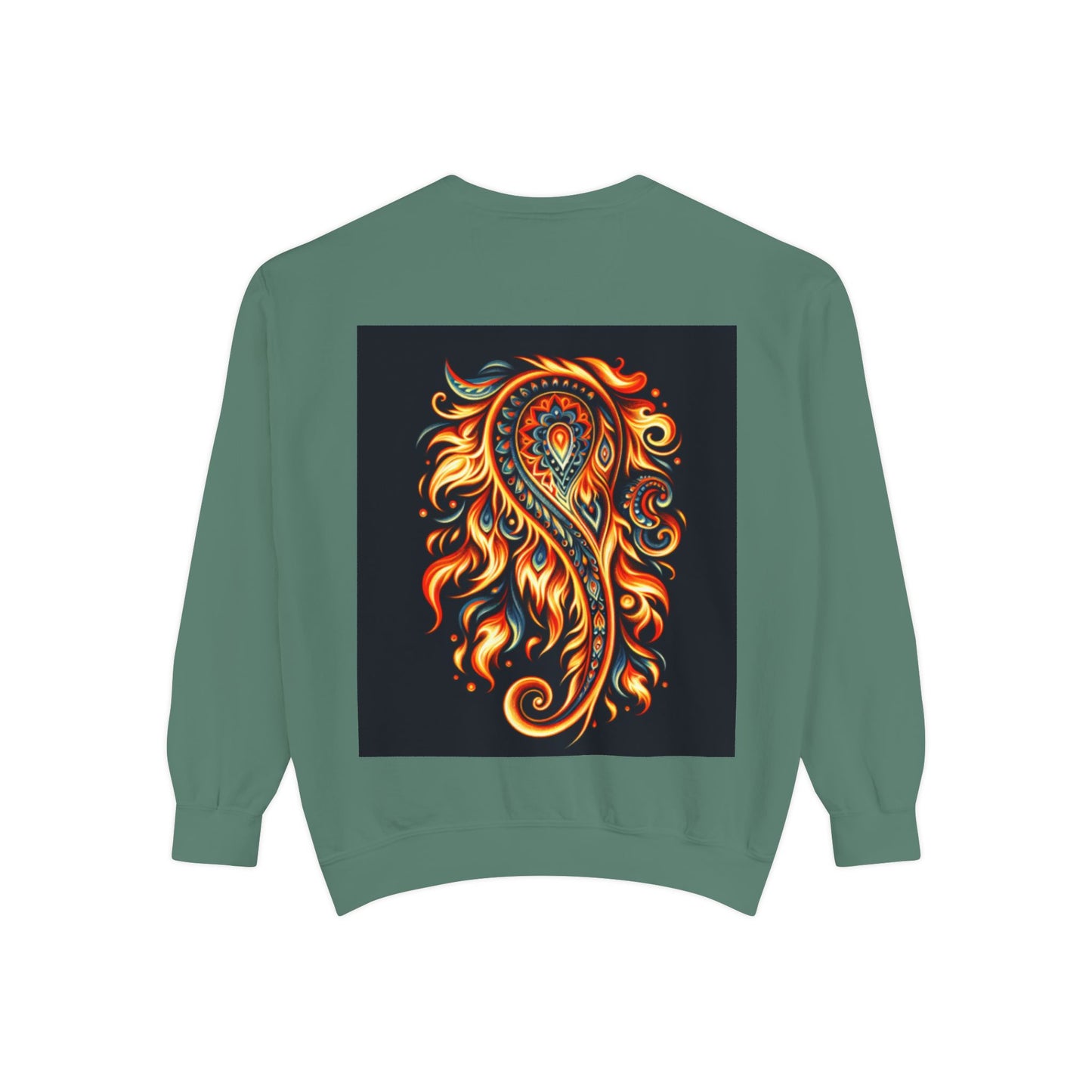 Paisley Fire-Inspired Sweatshirt