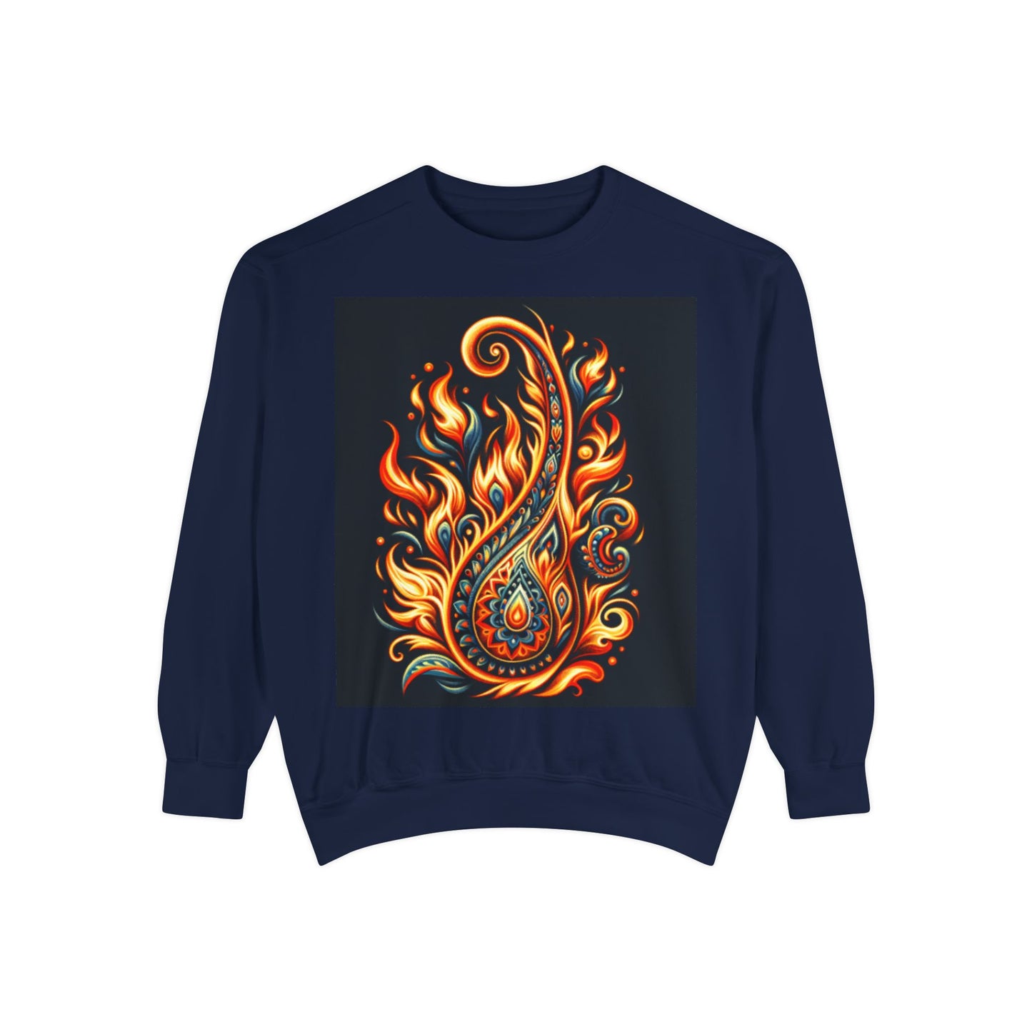 Paisley Fire-Inspired Sweatshirt