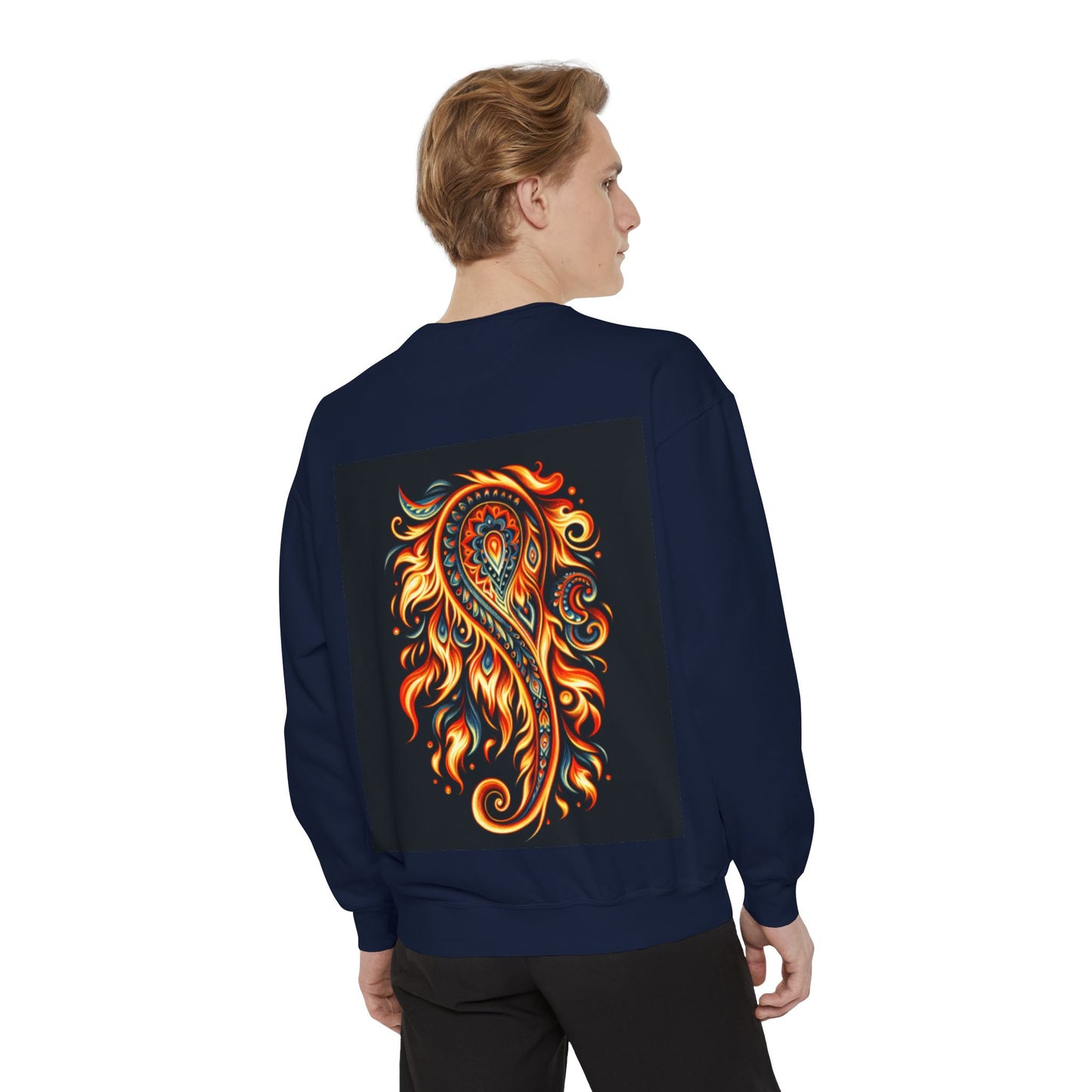 Paisley Fire-Inspired Sweatshirt