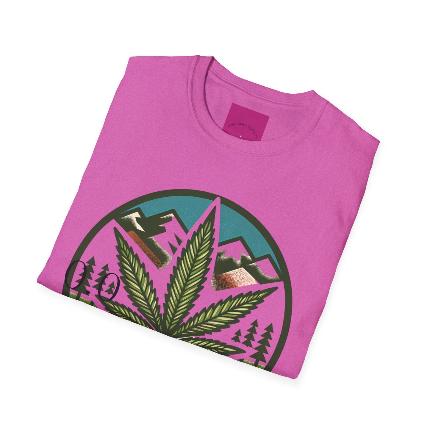 Colorado Cannabis Graphic Unisex T-Shirt - Nature Lover Gift and 420 Friendly Apparel Satirical 0.0