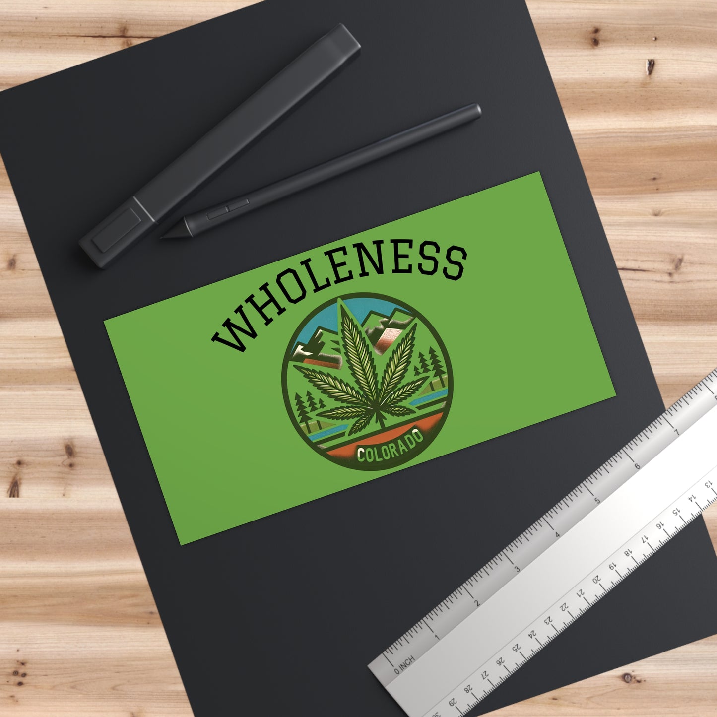 Colorado Pot Leaf Bumper Stickers - Wholeness Design