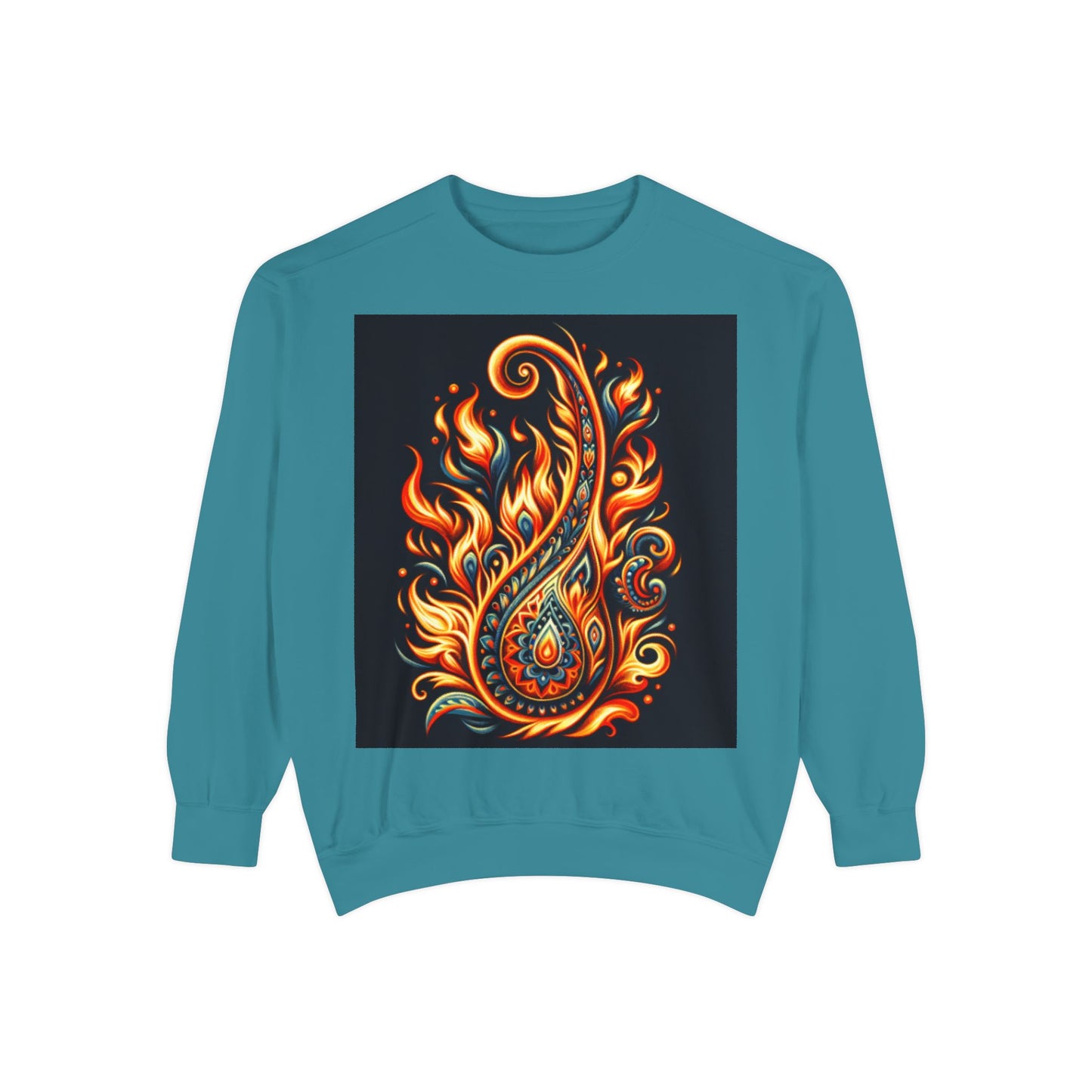 Paisley Fire-Inspired Sweatshirt