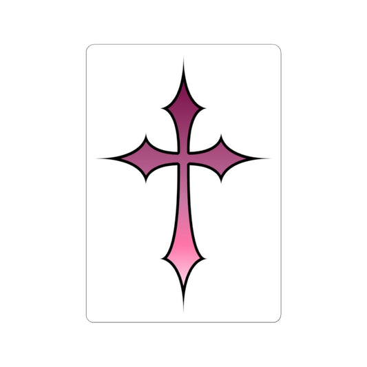 Faith Cross Kiss-Cut Stickers