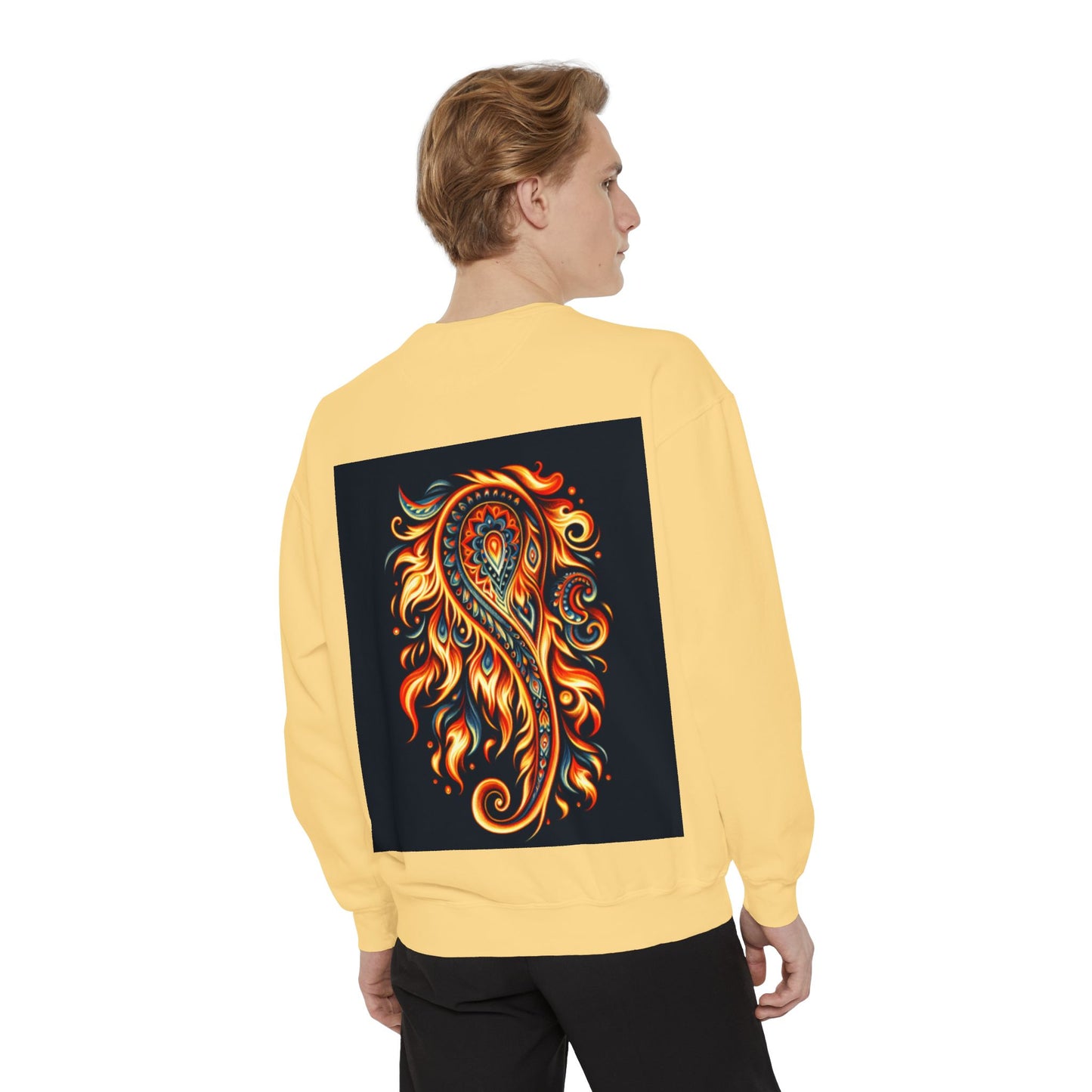 Paisley Fire-Inspired Sweatshirt