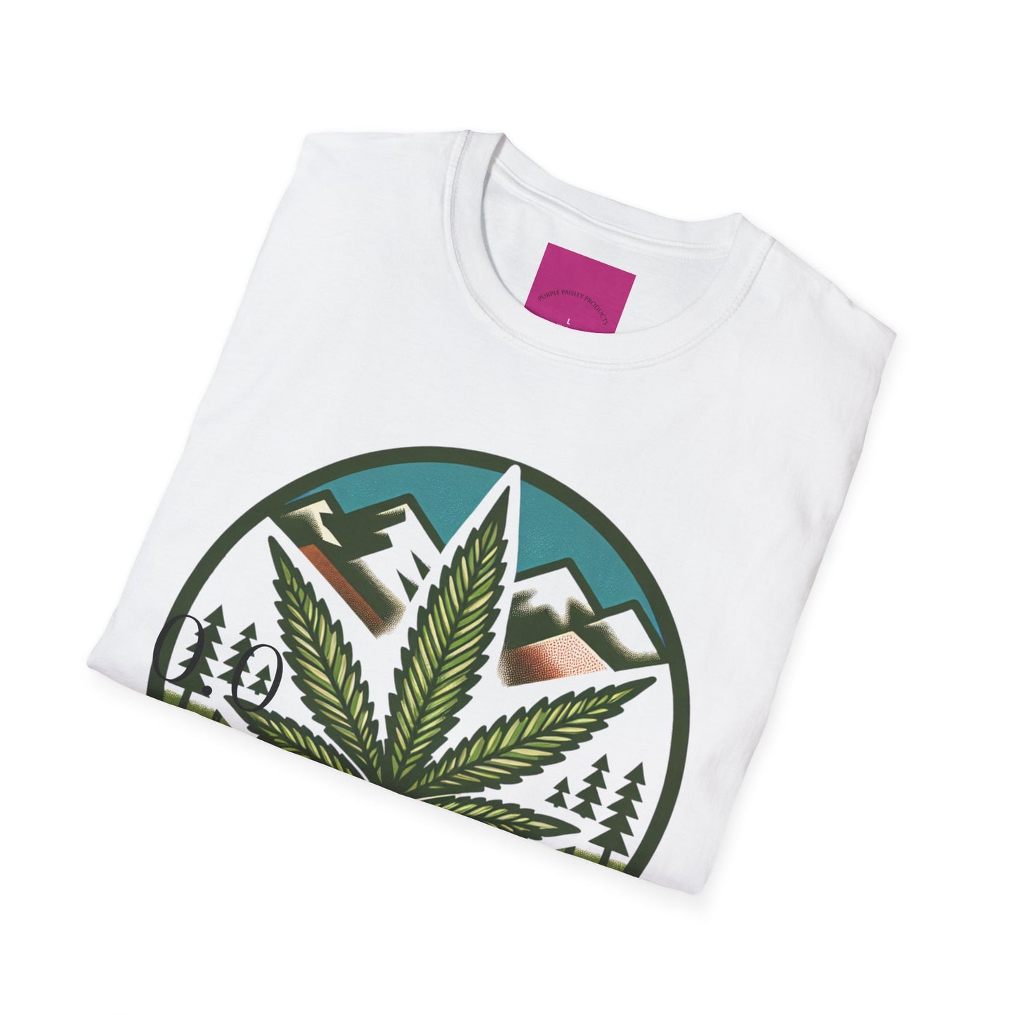 Colorado Cannabis Graphic Unisex T-Shirt - Nature Lover Gift and 420 Friendly Apparel Satirical 0.0