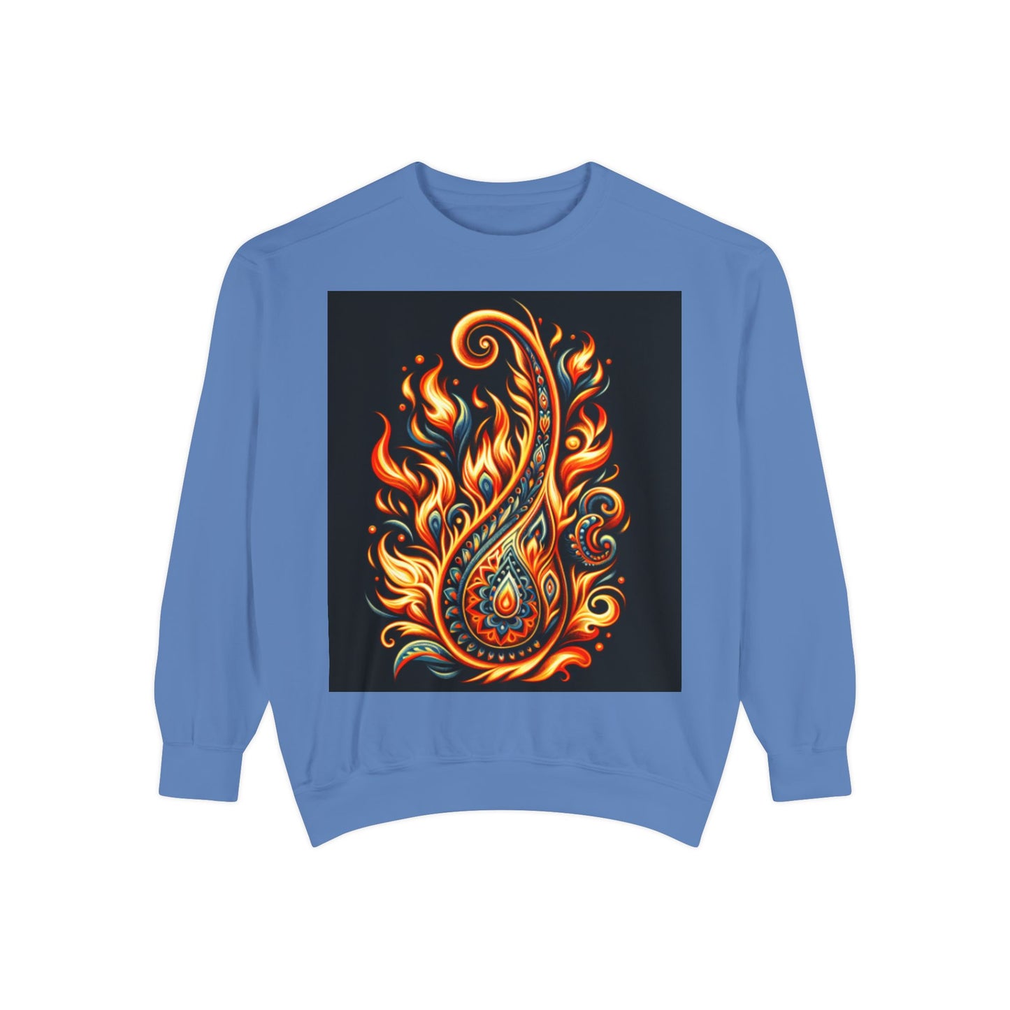 Paisley Fire-Inspired Sweatshirt