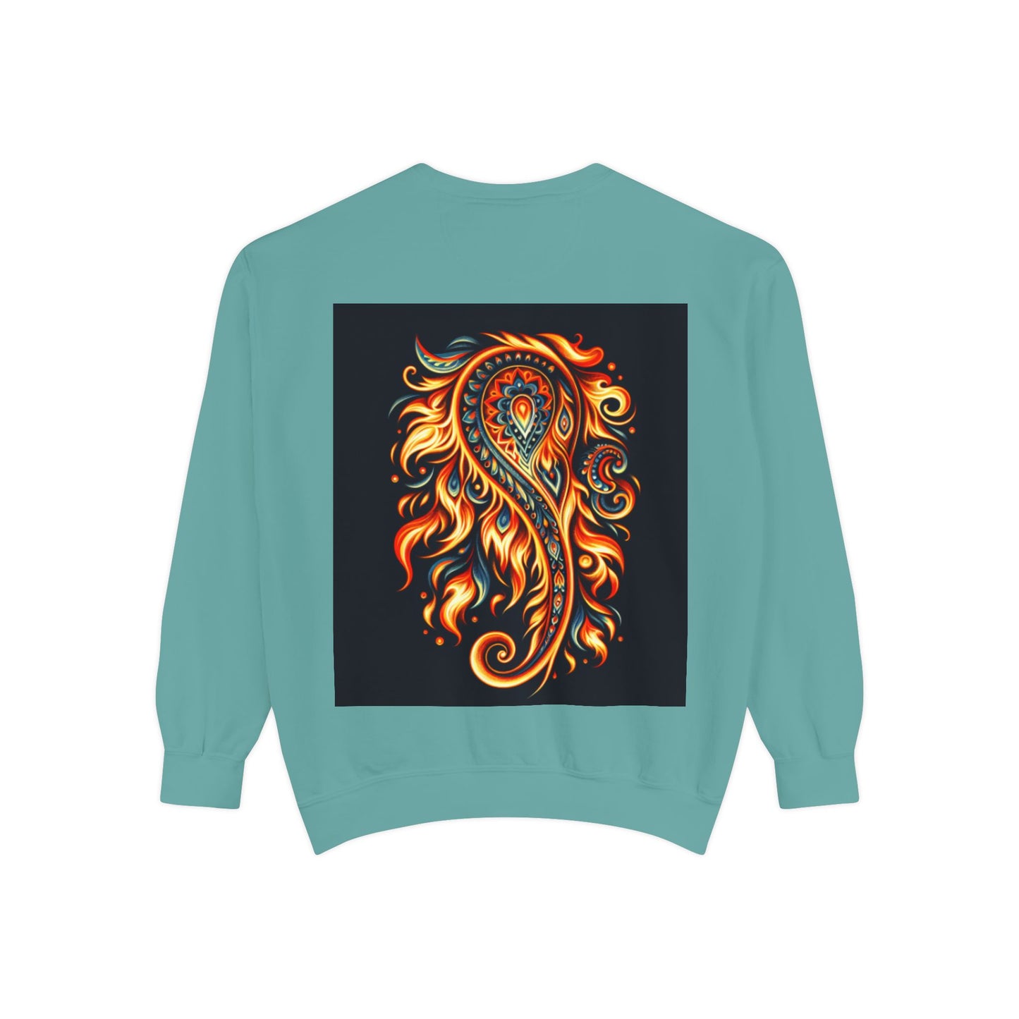 Paisley Fire-Inspired Sweatshirt