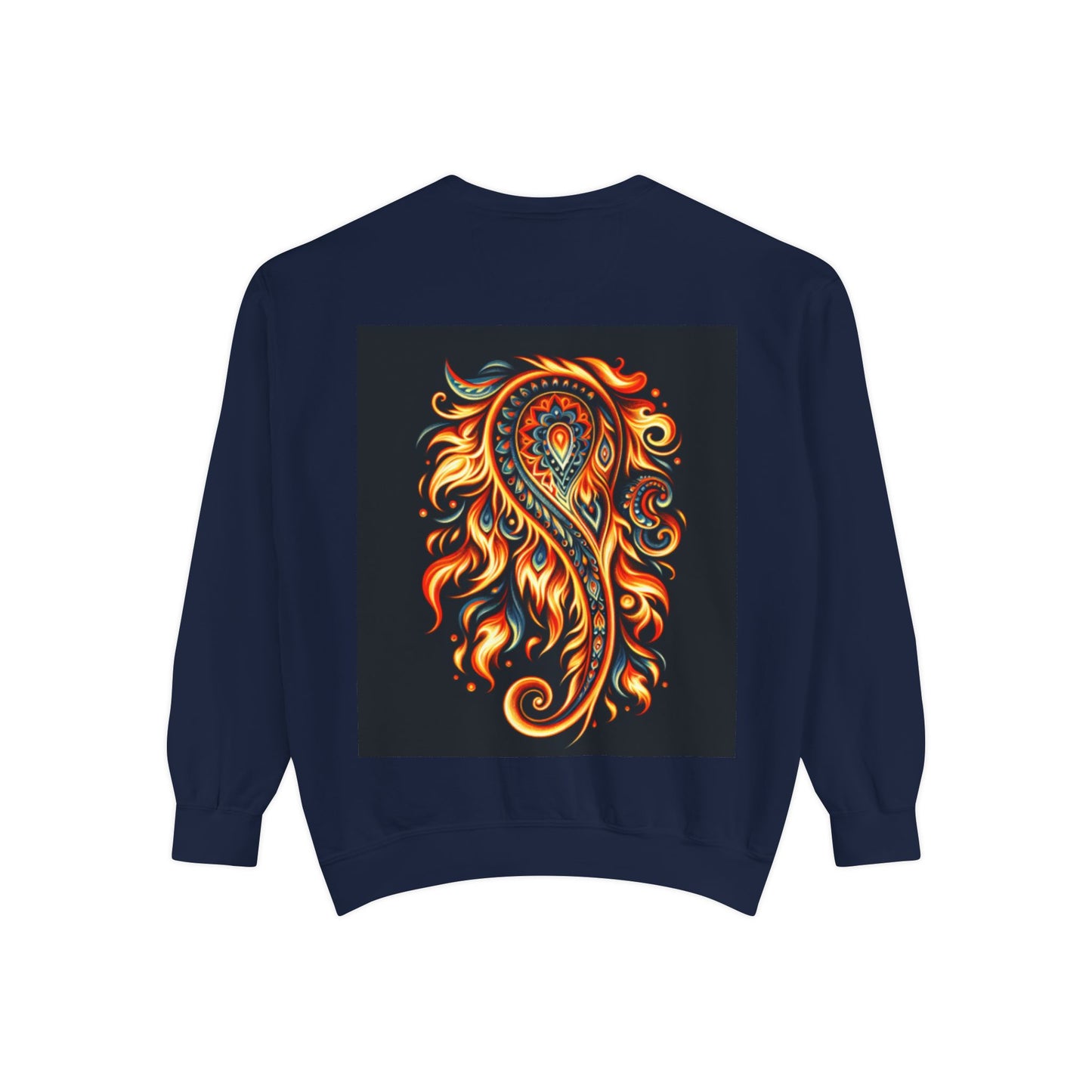 Paisley Fire-Inspired Sweatshirt