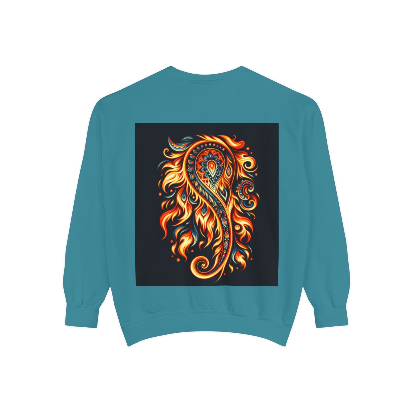 Paisley Fire-Inspired Sweatshirt