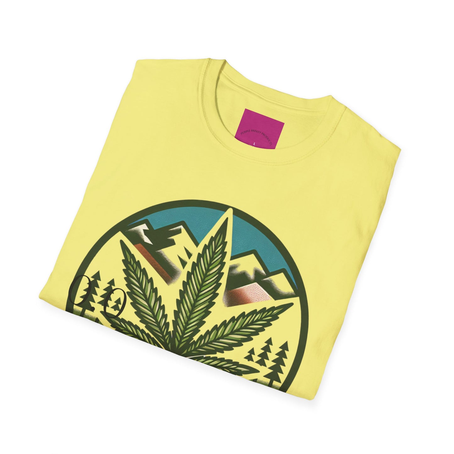 Colorado Cannabis Graphic Unisex T-Shirt - Nature Lover Gift and 420 Friendly Apparel Satirical 0.0