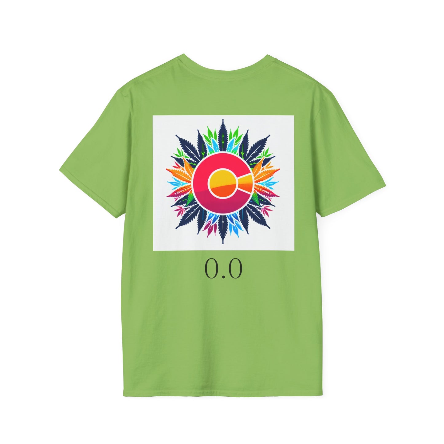 Colorado Cannabis Graphic Unisex T-Shirt - Nature Lover Gift and 420 Friendly Apparel Satirical 0.0