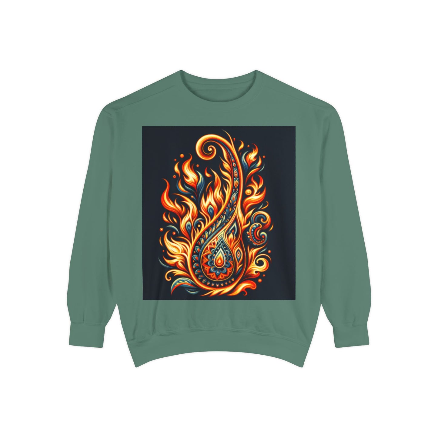 Paisley Fire-Inspired Sweatshirt