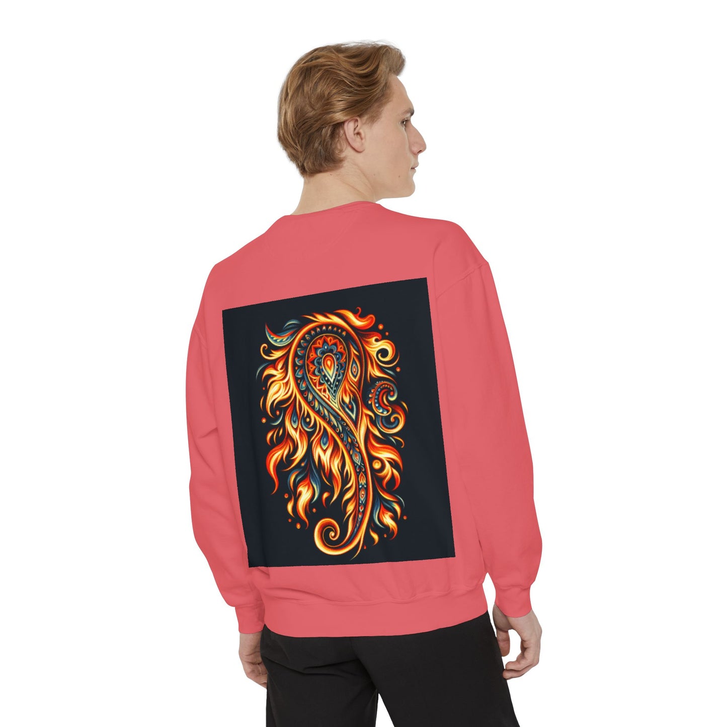 Paisley Fire-Inspired Sweatshirt
