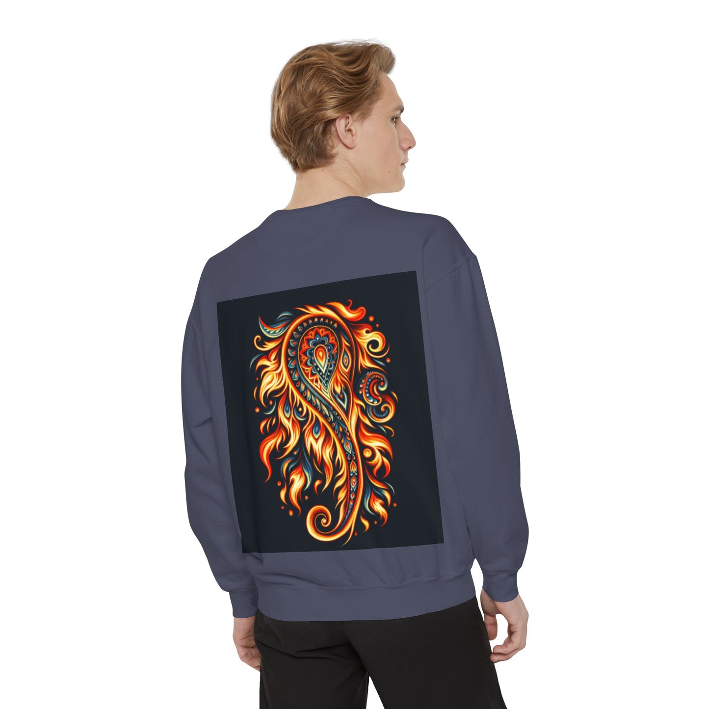 Paisley Fire-Inspired Sweatshirt