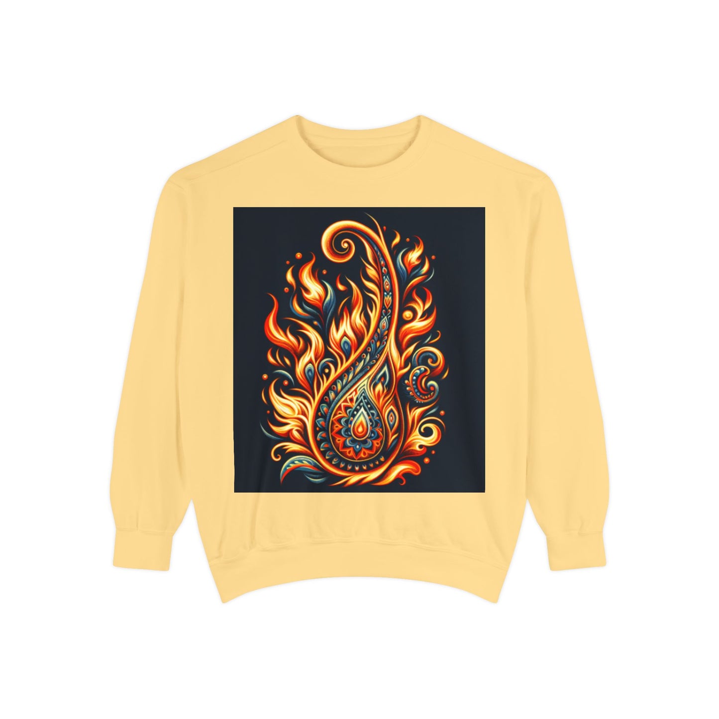 Paisley Fire-Inspired Sweatshirt