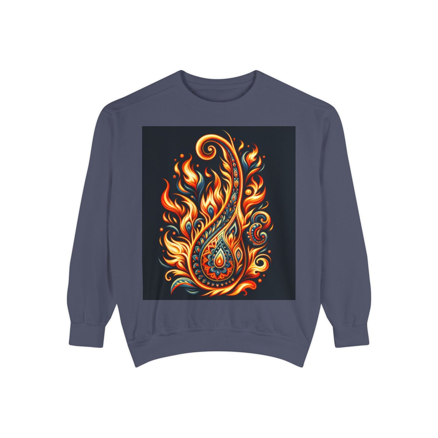 Paisley Fire-Inspired Sweatshirt