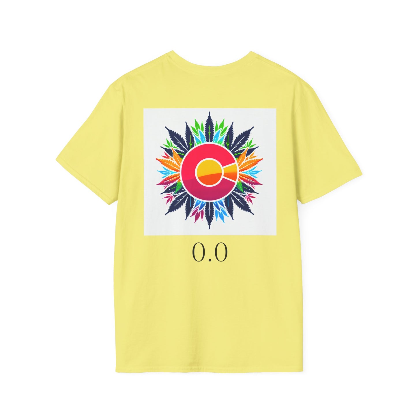 Colorado Cannabis Graphic Unisex T-Shirt - Nature Lover Gift and 420 Friendly Apparel Satirical 0.0