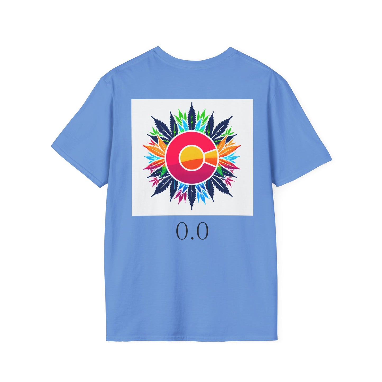 Colorado Cannabis Graphic Unisex T-Shirt - Nature Lover Gift and 420 Friendly Apparel Satirical 0.0