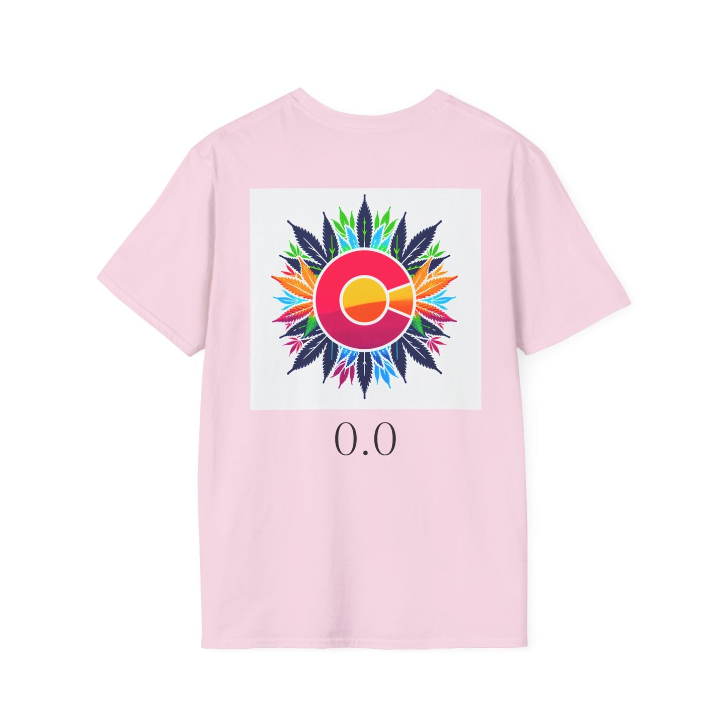 Colorado Cannabis Graphic Unisex T-Shirt - Nature Lover Gift and 420 Friendly Apparel Satirical 0.0