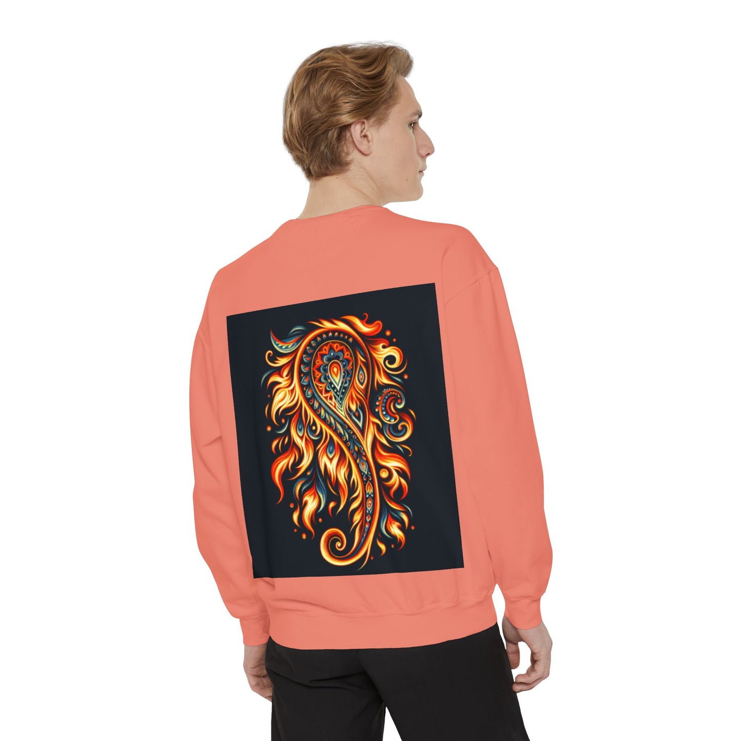 Paisley Fire-Inspired Sweatshirt