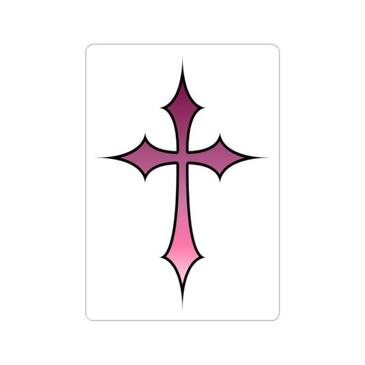 Faith Cross Kiss-Cut Stickers