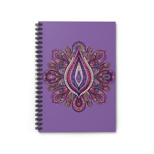 Paisley Spiral Notebook