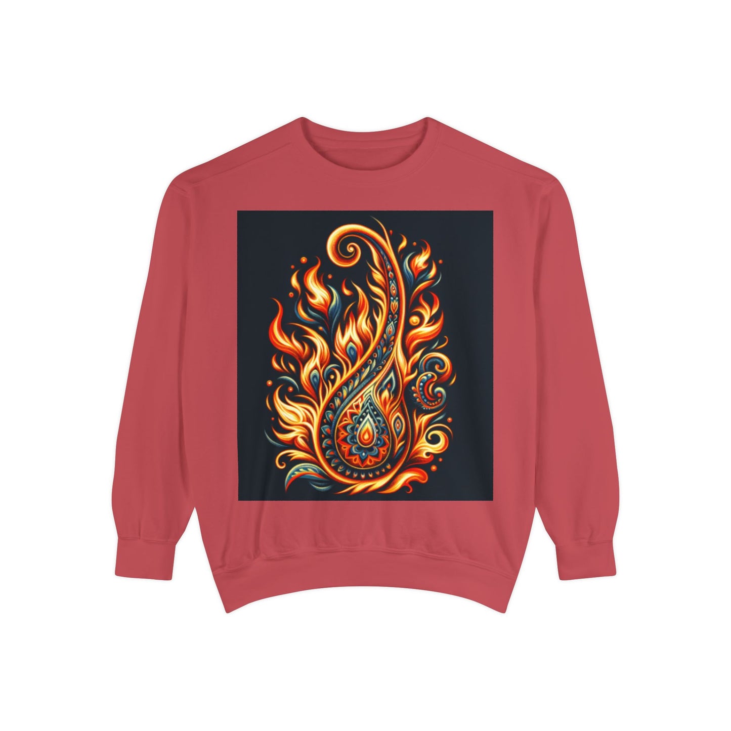 Paisley Fire-Inspired Sweatshirt
