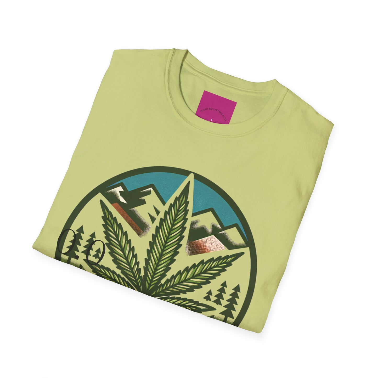 Colorado Cannabis Graphic Unisex T-Shirt - Nature Lover Gift and 420 Friendly Apparel Satirical 0.0